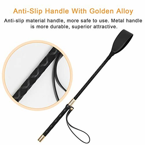 Anti-slip handle with golden alloy, durable and attractive.