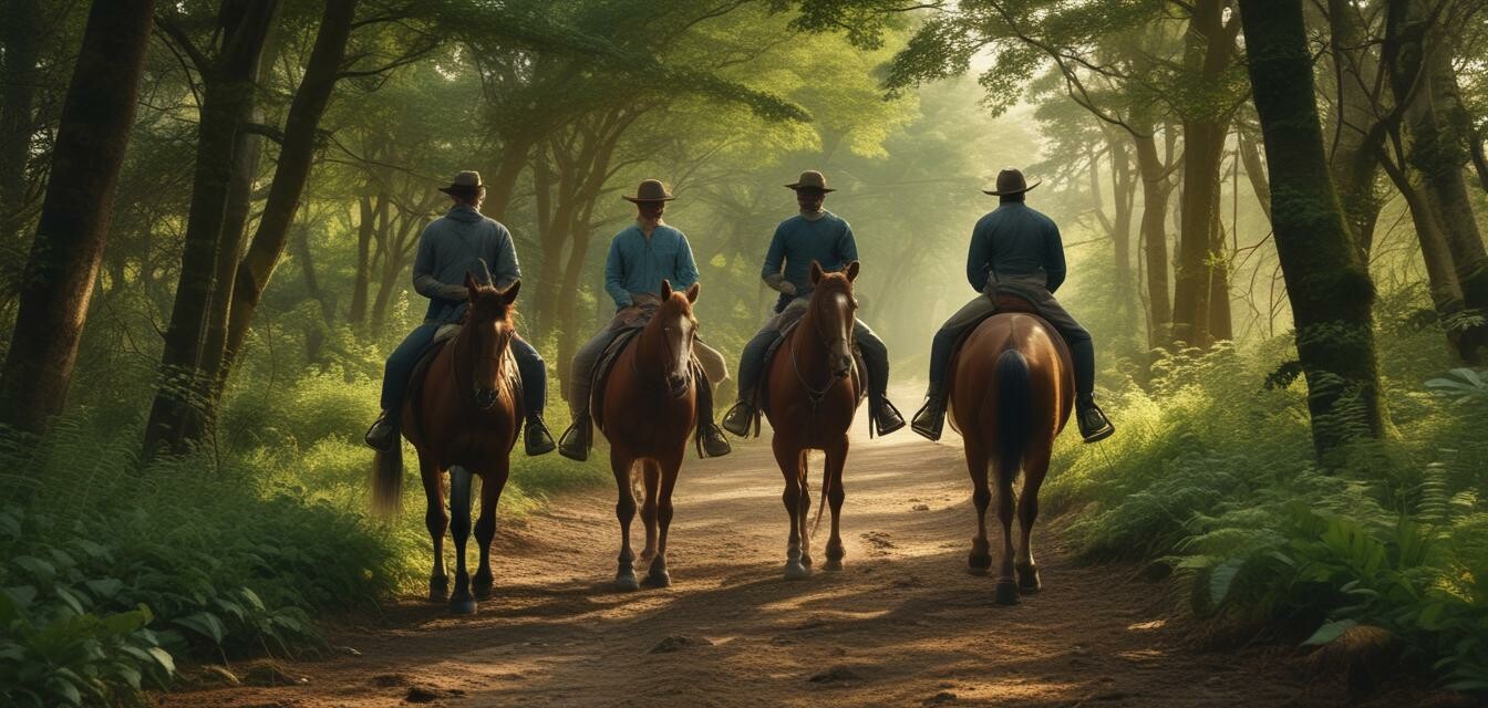 Scenic trail riding environment